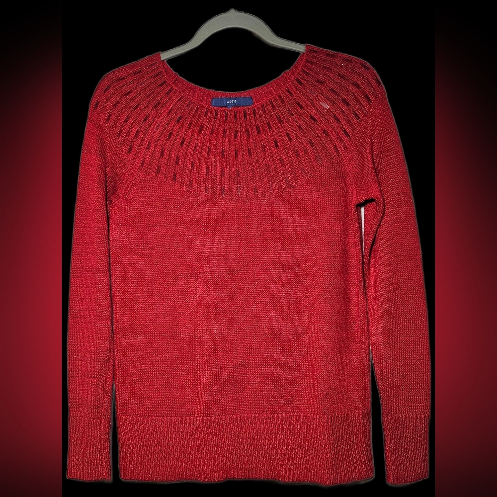 Red Knit Sweater